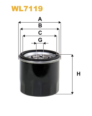 Picture of WIX FILTERS - WL7119 - Oil Filter (Lubrication)