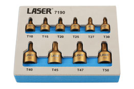 Picture of LASER TOOLS - 7190 - Screwdriver Bit Set (Tool, universal)