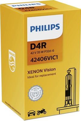 Picture of Philips D4R 42V 35W Vision Xenon Headlight Bulb