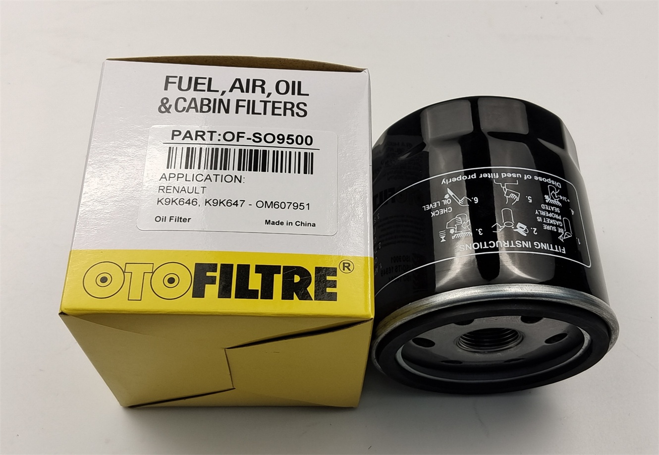 Image de Filtre à huile - OTOFILTRE - SO9500