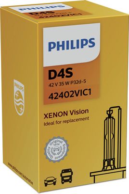 Picture of Philips D4S 42V 35W Vision Xenon Headlight Bulb