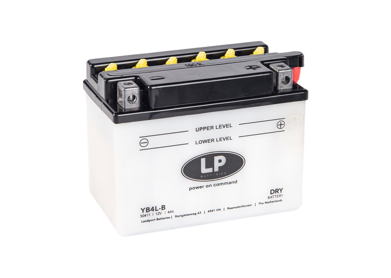 Moto akumulator LANDPORT ma yb4l-b 4Ah 50A D+ (121x71x92)
