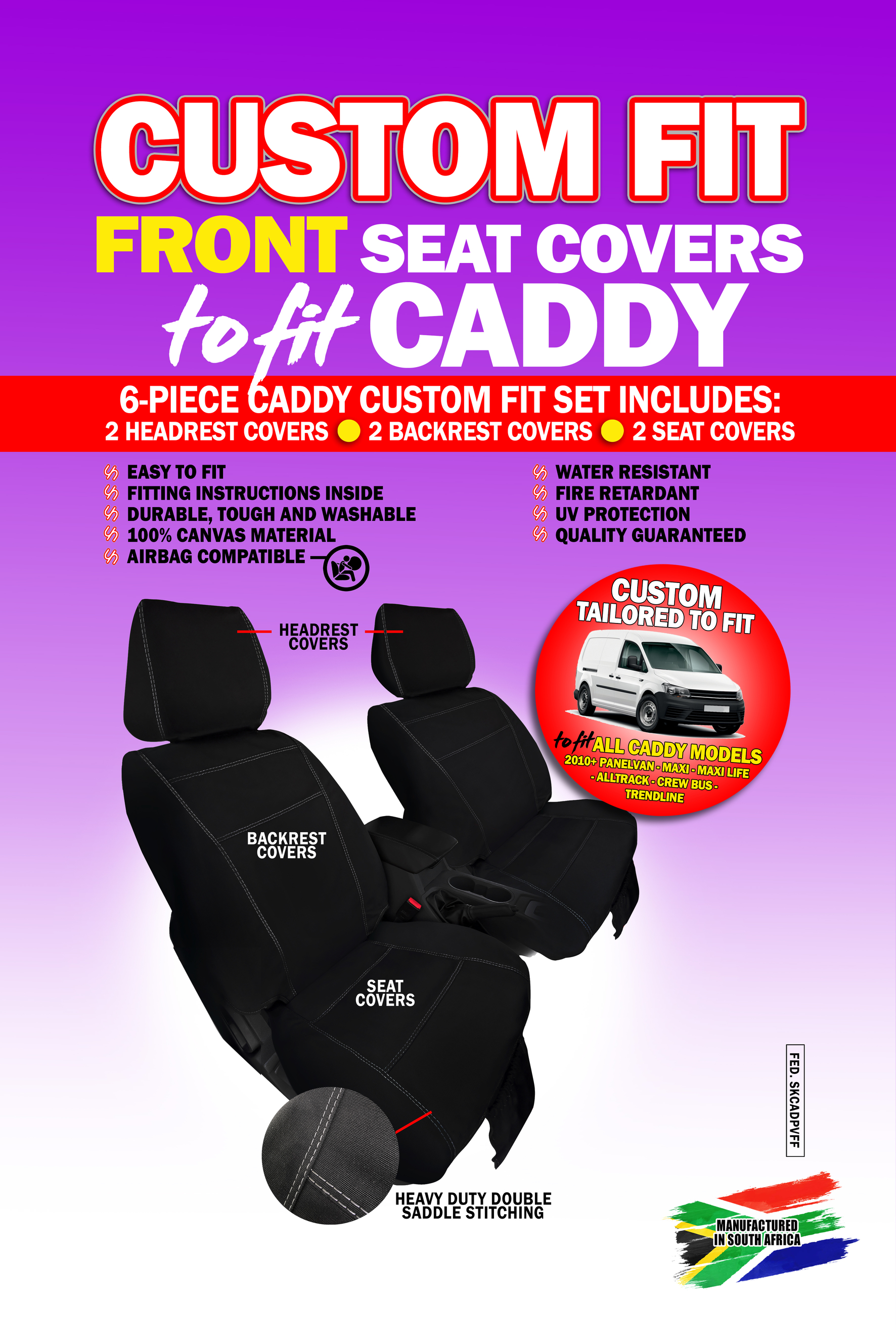 Picture of ETL - FED.SKCADPVFF - Seat Cover