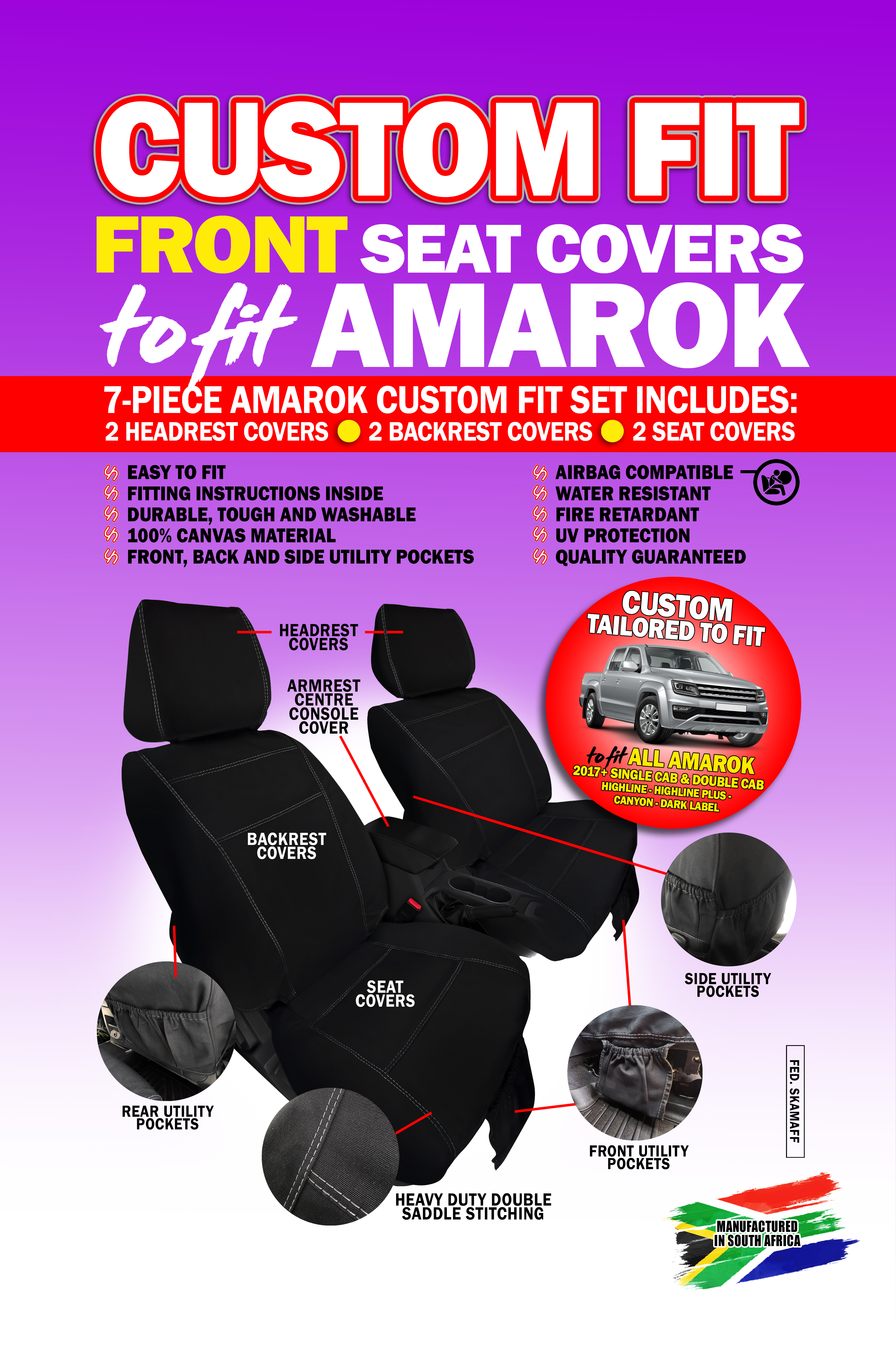 Picture of ETL - FED.SKAMAFF - Seat Cover