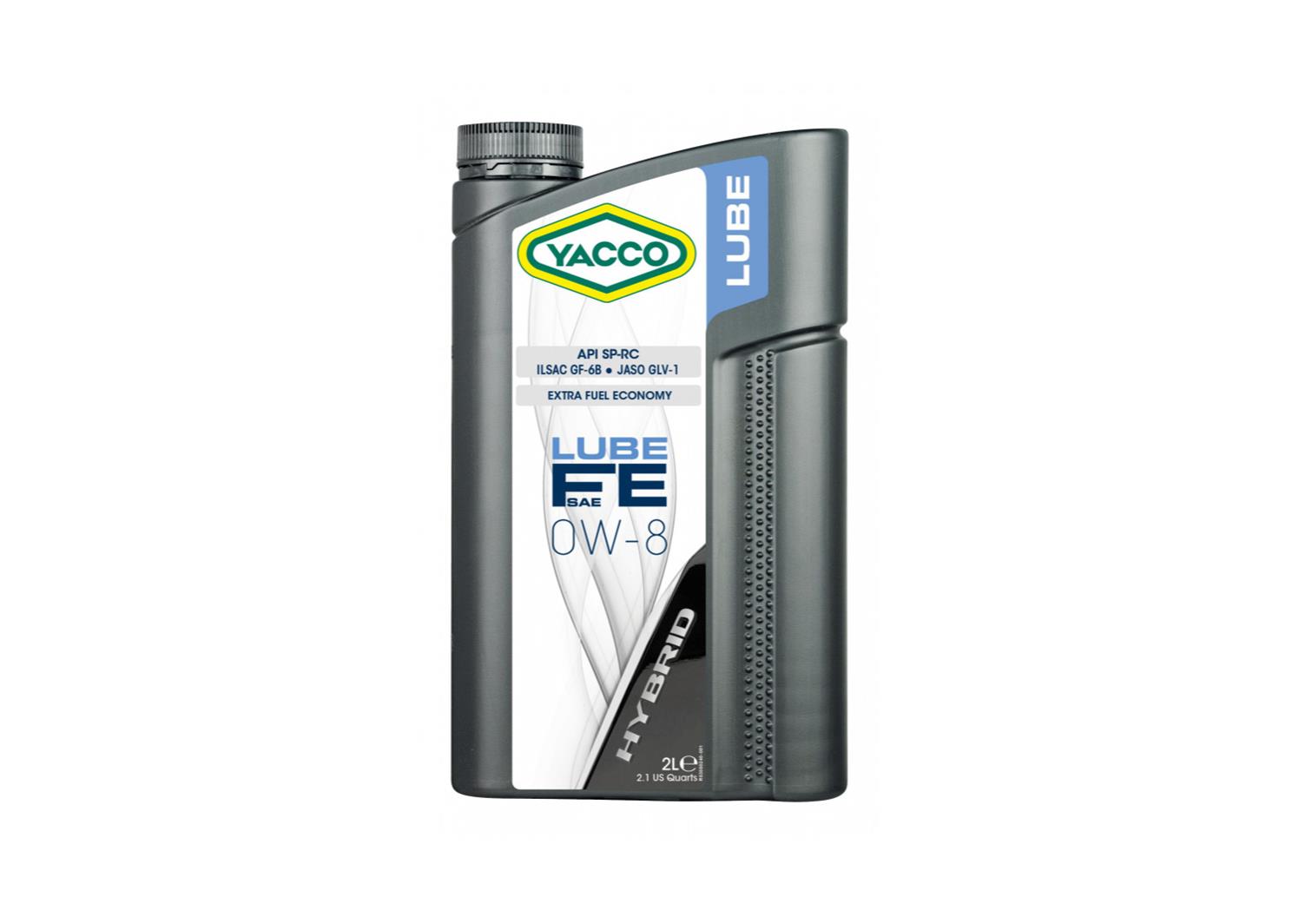 YACCO LUBE FE 0W8 HYBRID 2L