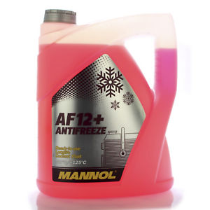 Picture of Mannol Antifreeze Readymixed Af 12+ Red 5L (- 40°C)