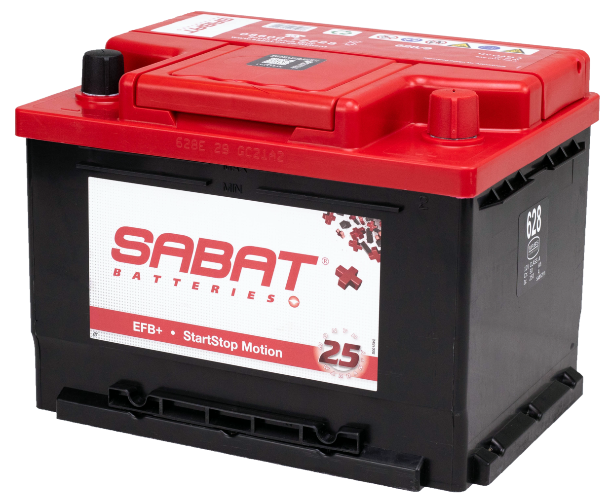 Picture of SABAT BATTERIES - 628 - Starter Battery