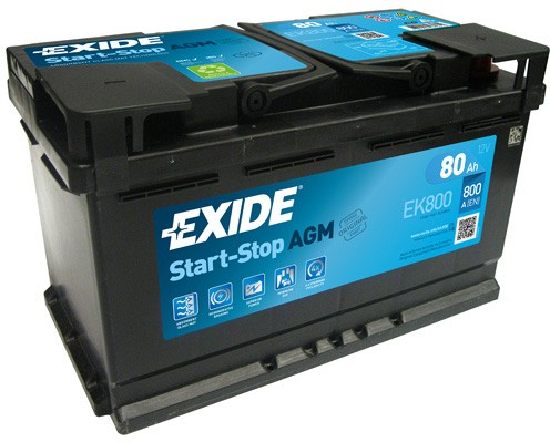 Picture of AGM EXIDE BATTERY 80AH 800CCA