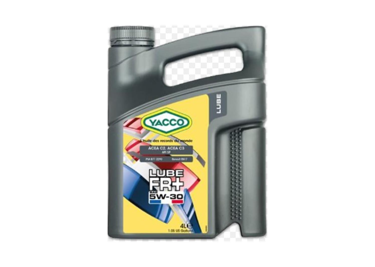 YACCO LUBE FR+ 5W30 C2 I C3 PSA RN17 5L