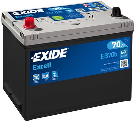 Picture of EXIDE - _EB705 - Starter Battery (Starter System)