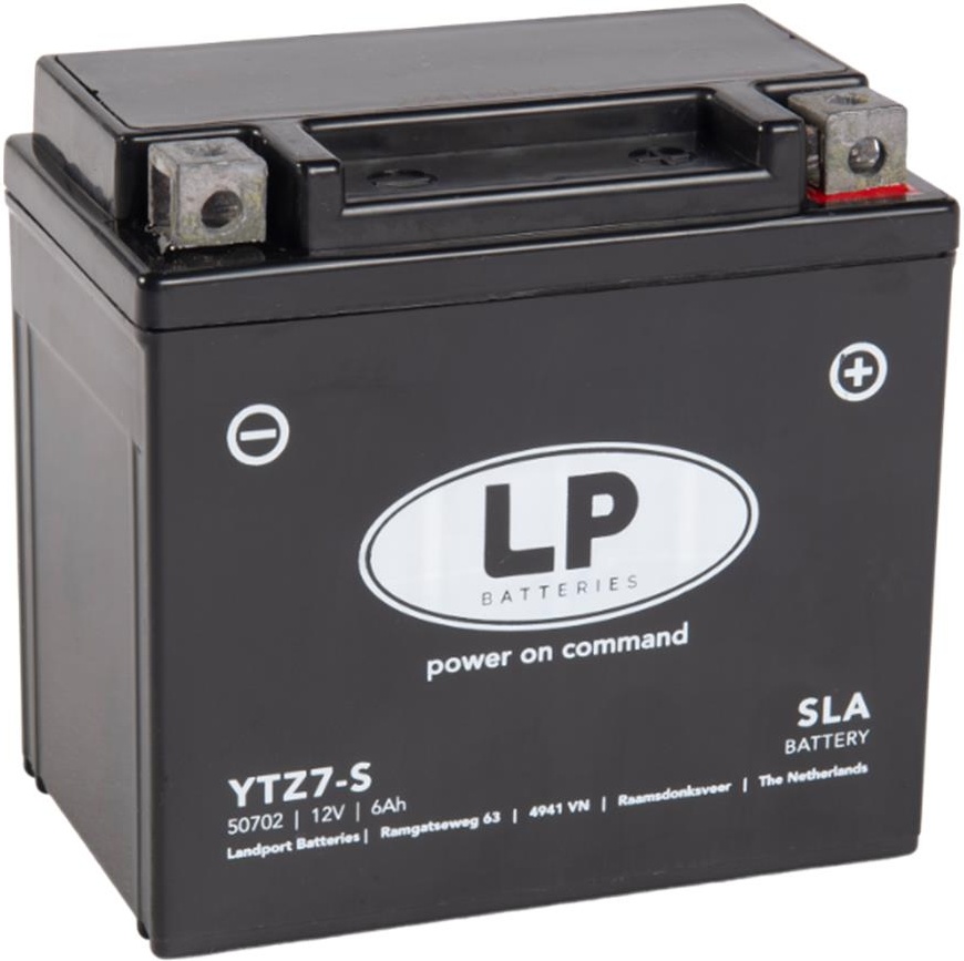 Moto akumulator LANDPORT SLA-AGM MB YTZ7-S 6Ah 130A D+ (113X70X105)