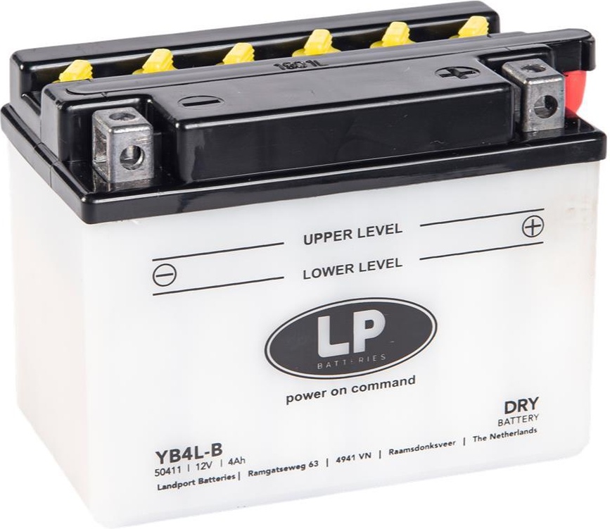 Moto akumulator LANDPORT ma yb4l-b 4Ah 50A D+ (121x71x92)