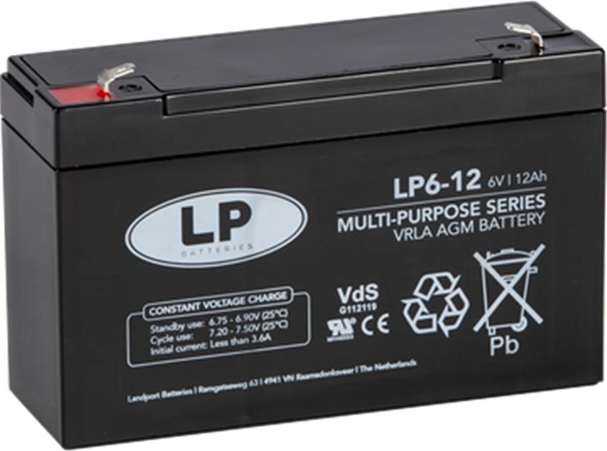 Akumulator LANDPORT VRLA NSA LP6-1,2 T1 1.2AH (97X24X52)