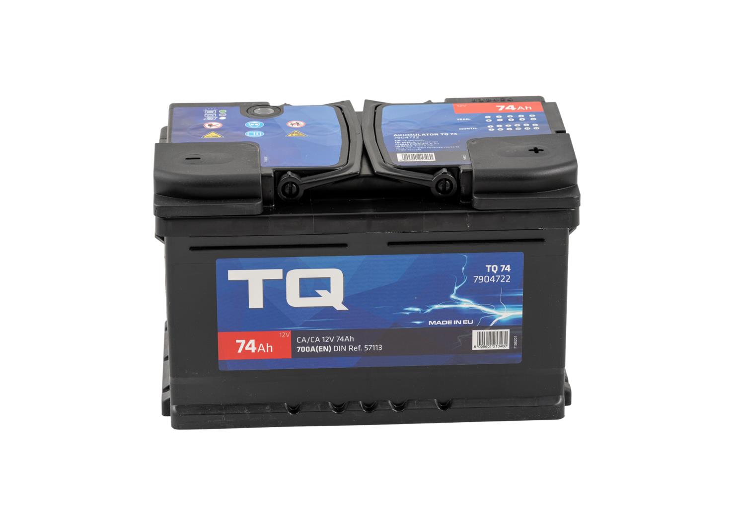 Akumulator TQ 74Ah D+ 7904722 278x175x175 (700A)