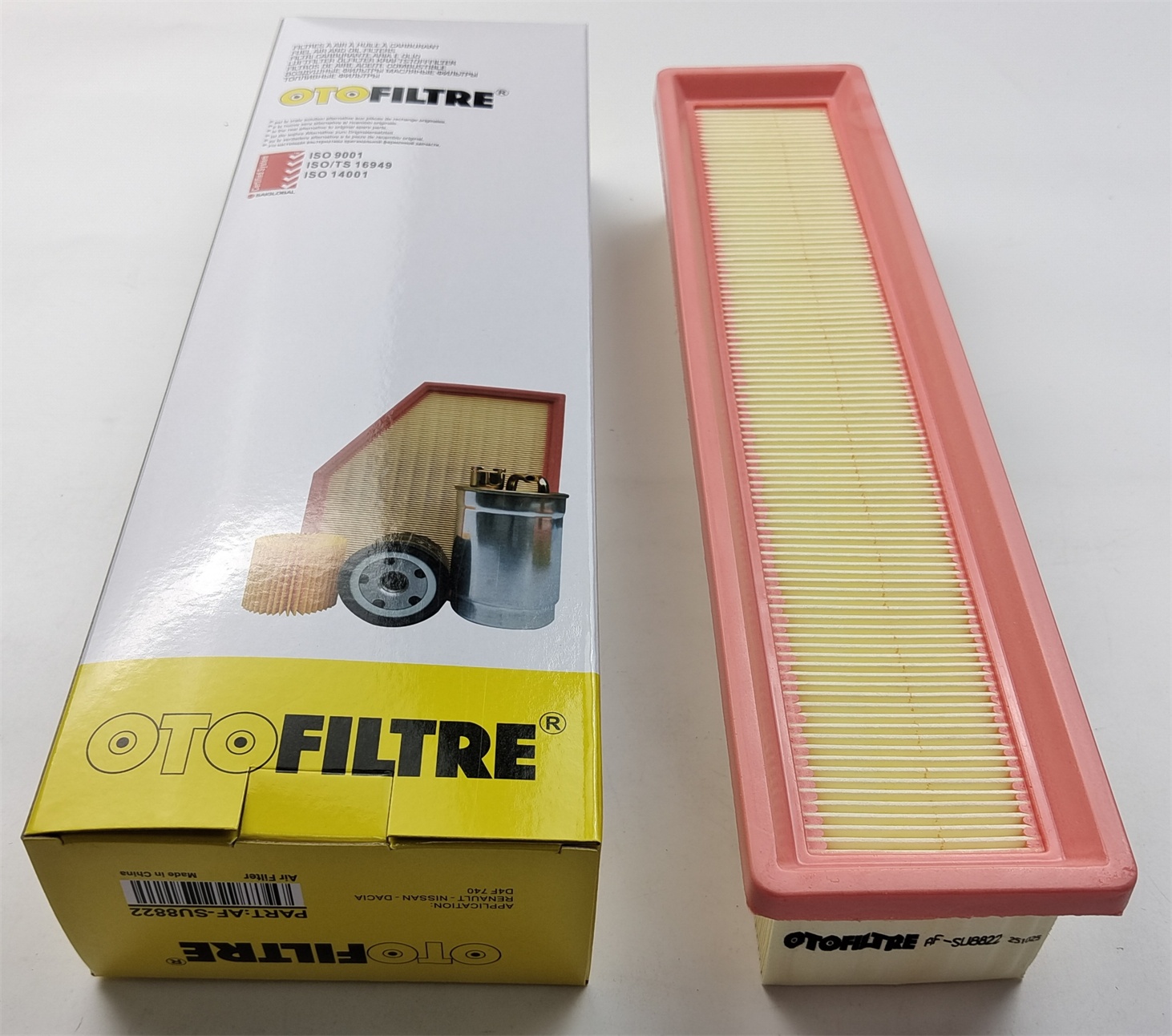 Image de Filtre à air - OTOFILTRE - SU8822