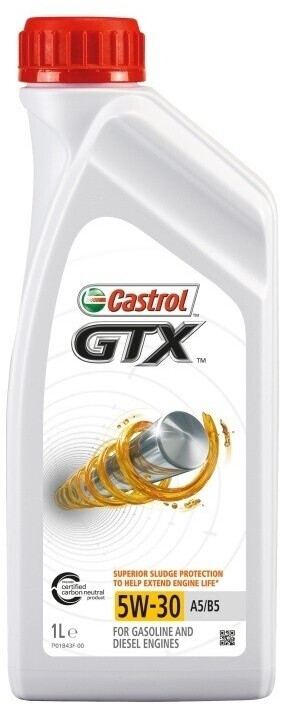 Image de Huile moteur - CASTROL - GTX 5W-30 A5/B5, 1L