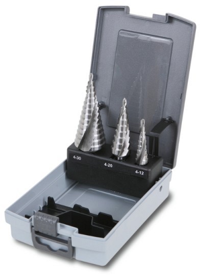 Picture of Beta 3pc Stepped HSS Drill Bits Set