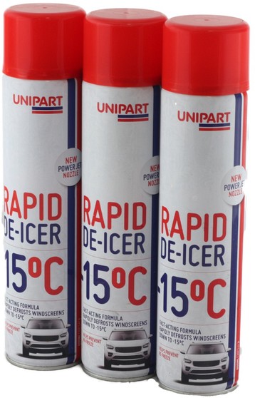 Picture of Unipart Rapid De-Icer 600ml x3 Val