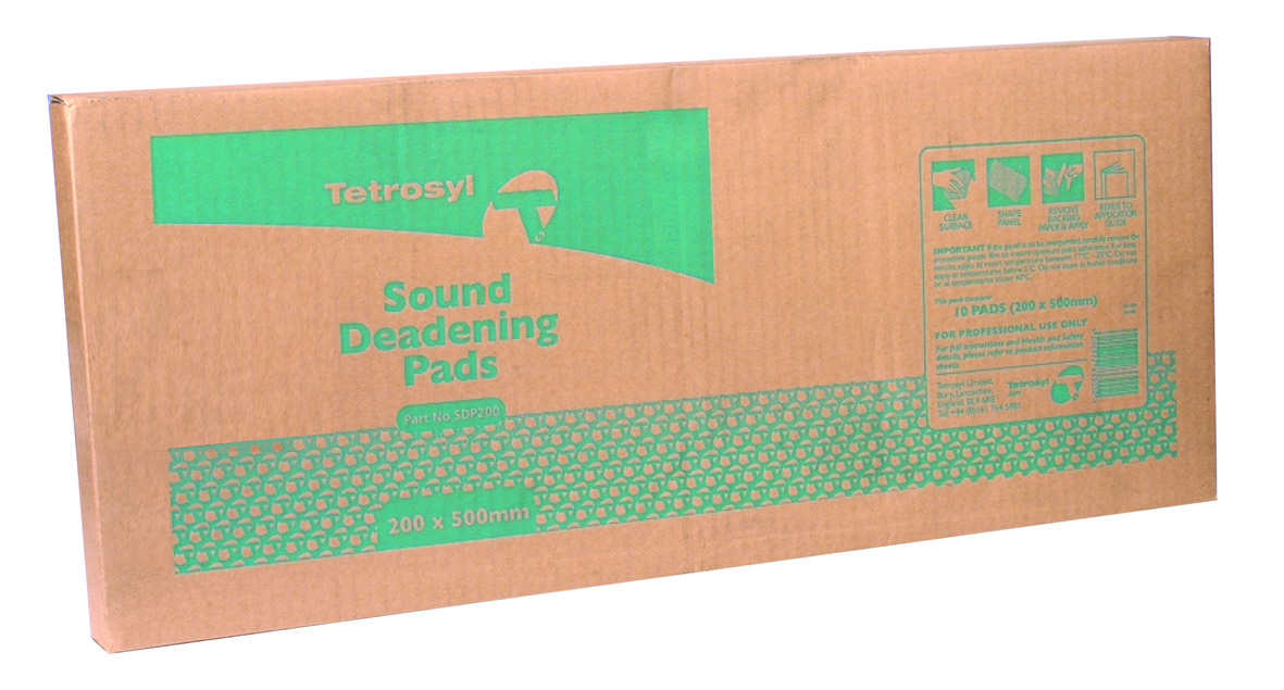 Picture of Tetrosyl Sdp200 Textured Sound Deadening Pads - Box Of 10 200Mm