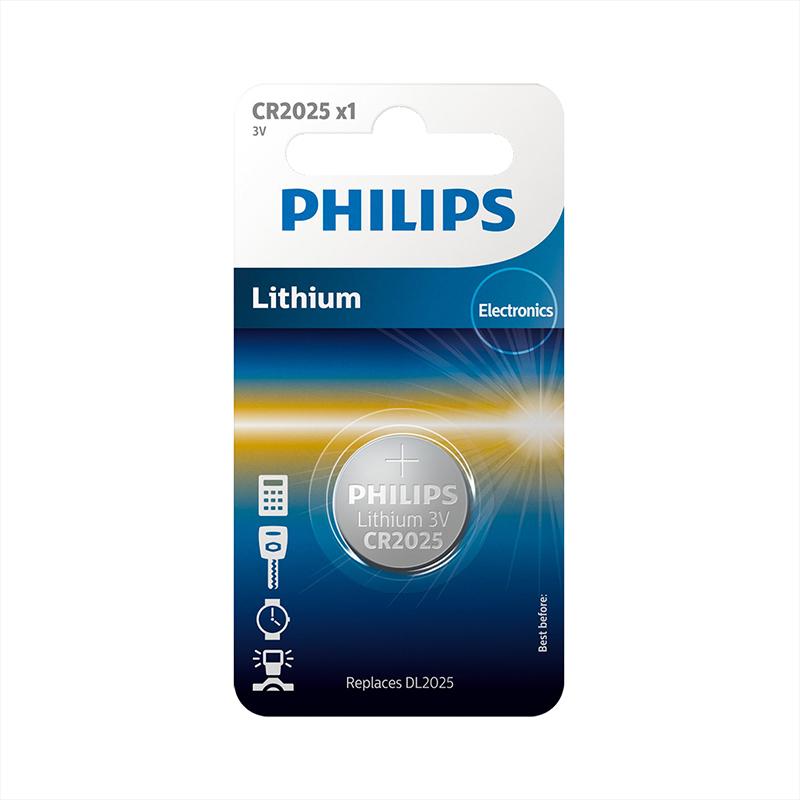 Picture of Philips Battery Cr2025 - 3.0V Coin 1-Blister (20.0 X 2.5) - Lithium