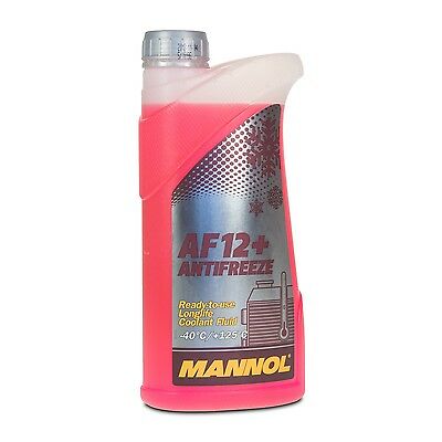 Picture of Mannol Antifreeze Readymixed Af 12+ Red 1L (- 40°C)