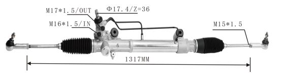 FEMO - SR8089 - Rack, steering gear