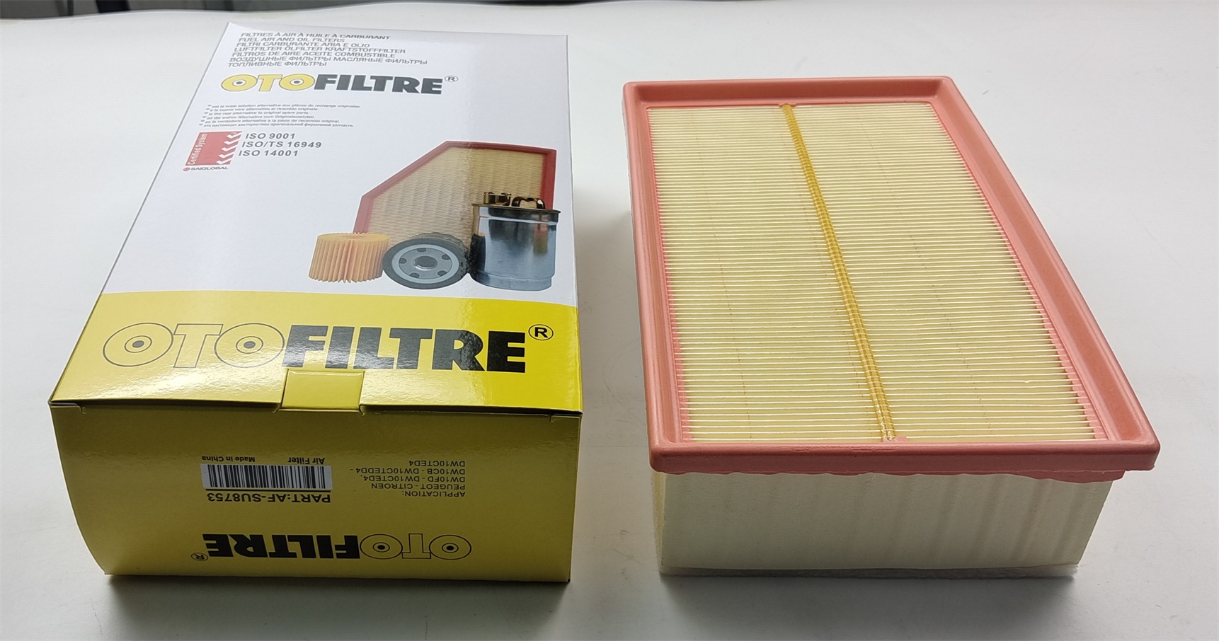 Image de Filtre à air - OTOFILTRE - SU8753