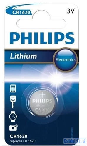 Picture of Philips Battery CR1620 - 3.0V coin