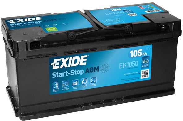 Picture of EXIDE AGM BATTERY 105AH 950CCA