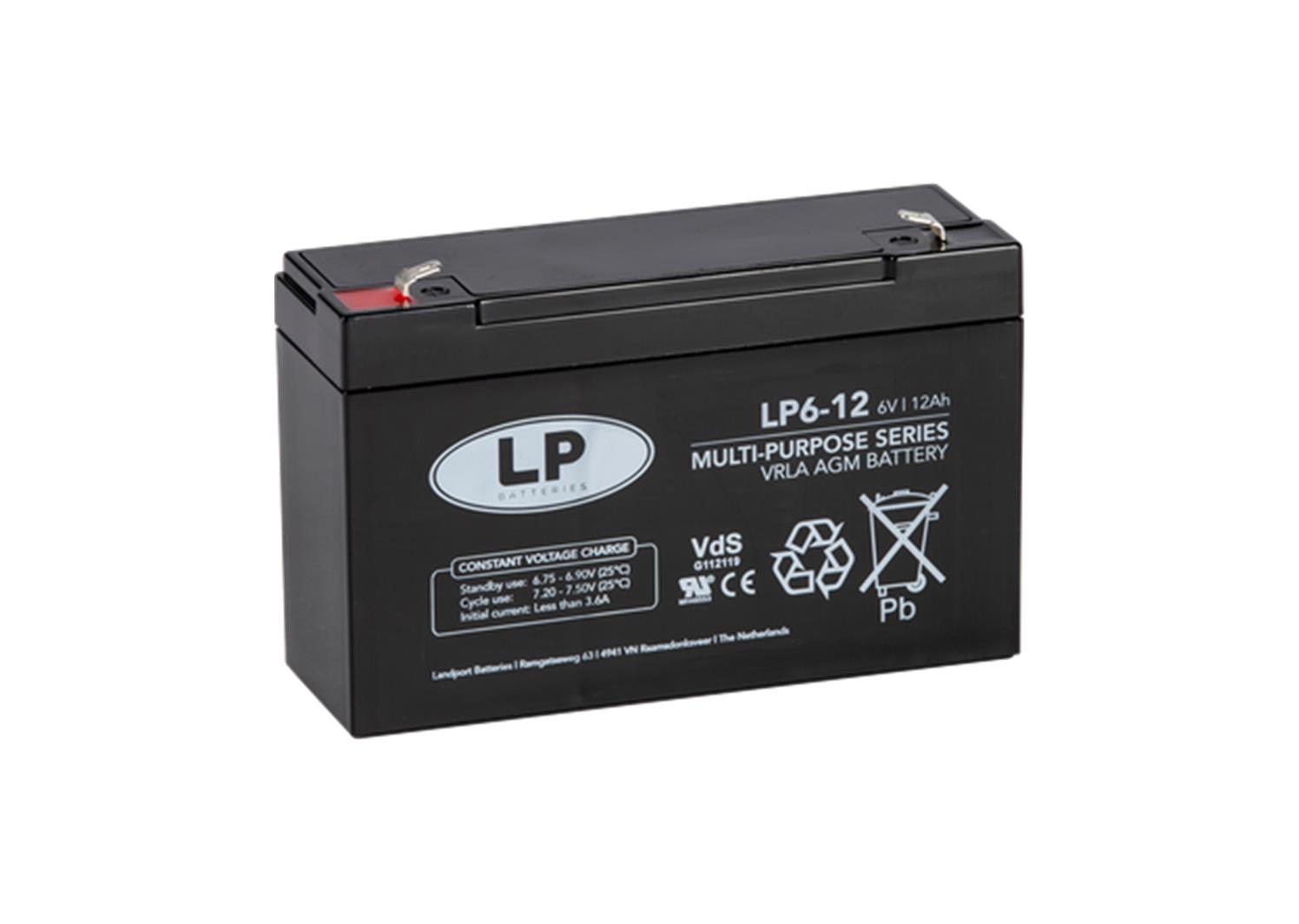 Akumulator LANDPORT VRLA NSA LP6-1,2 T1 1.2AH (97X24X52)