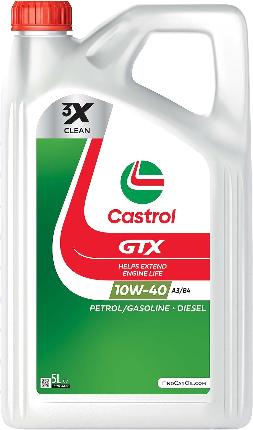 Image de Huile moteur - CASTROL - GTX 10W-40 A3/B4, 5L