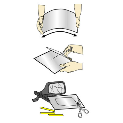 Slika Navlaka volana 37/39cm crno-crvena LAMPA