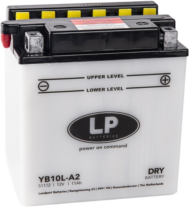 Moto akumulator LANDPORT ma yb10l-a2 11Ah 140A L+ (135x90x145)