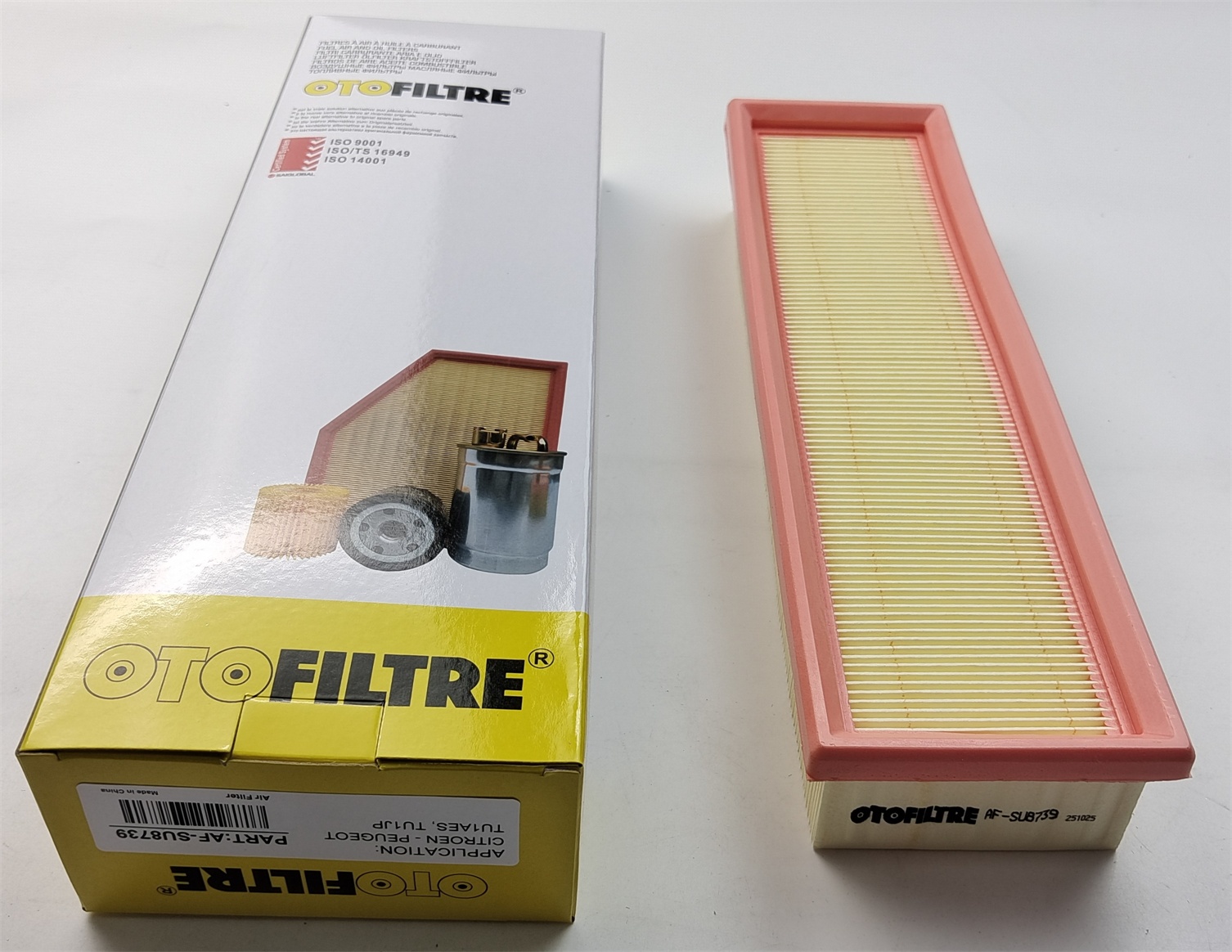 Image de Filtre à air - OTOFILTRE - SU8739