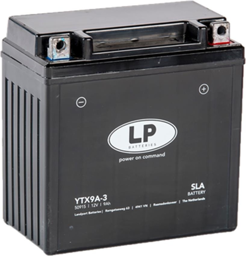 moto akumulator LANDPORT sla-agm ytx9a-3 9ah 120a d+ (135x75x138) zatvoren/aktiviran