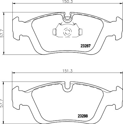 Picture of MINTEX - MDB1901 - Brake Pad Set, disc brake (Brake System)