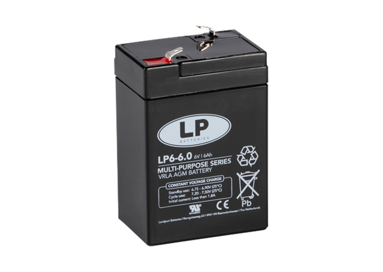 akumulator LANDPORT vrla agm nsa lp6-6,0 t1 6ah (70x47x100)