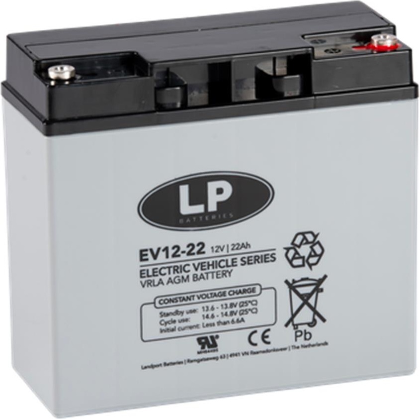 Akumulator LANDPORT VRLA EV12022 T12 22AH (181X77X167)