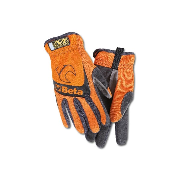 Picture of Beta Work Gloves in Orange 9574 XL