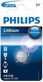 Picture of Philips Battery CR1220 - 3.0V coin