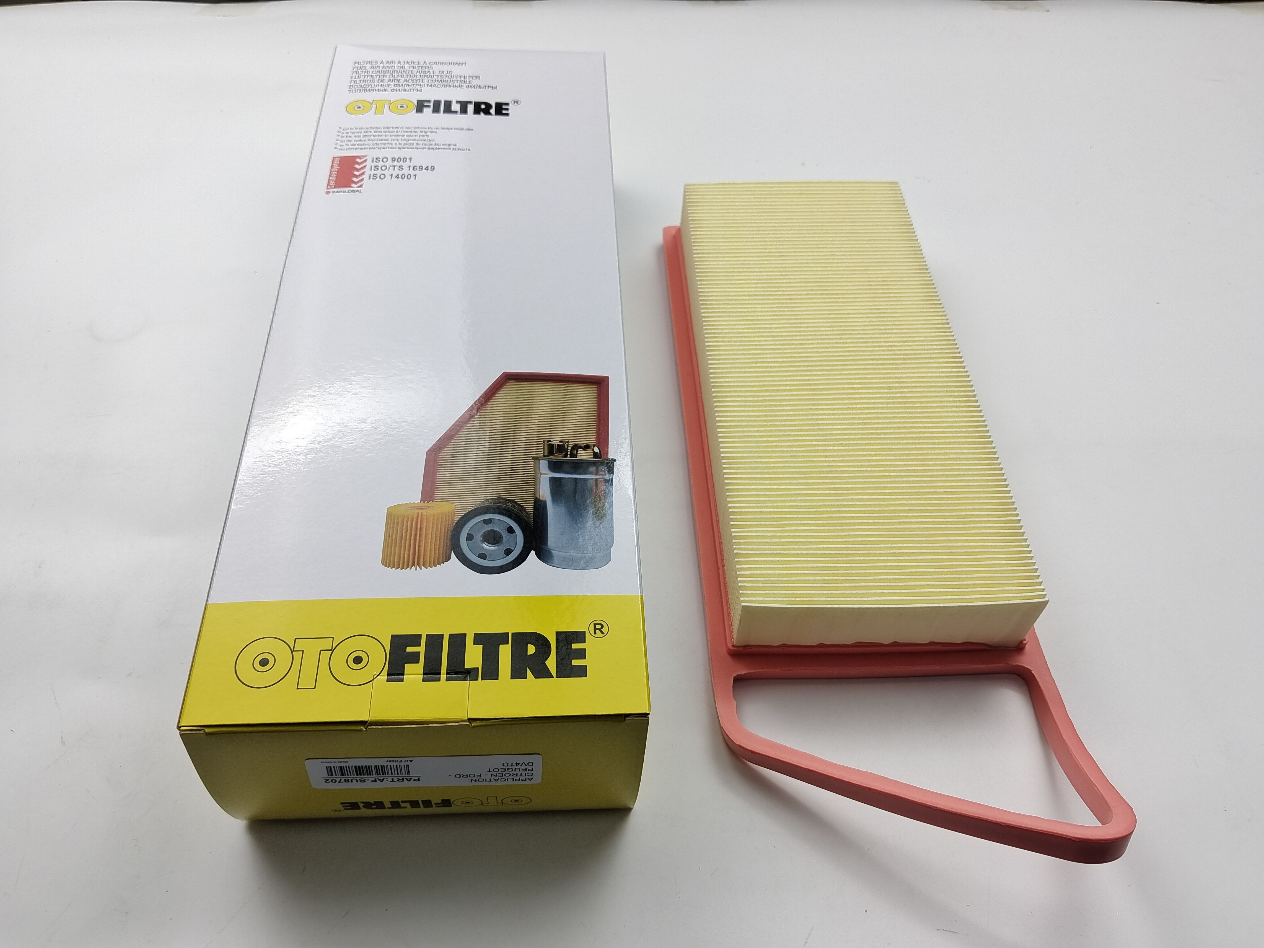 Image de Filtre à air - OTOFILTRE - SU8702