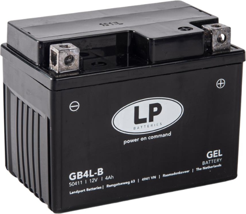 moto akumulator LANDPORT gel mg gb4l-b 4ah 40a d+ (116x71x86) zatvoren/aktiviran