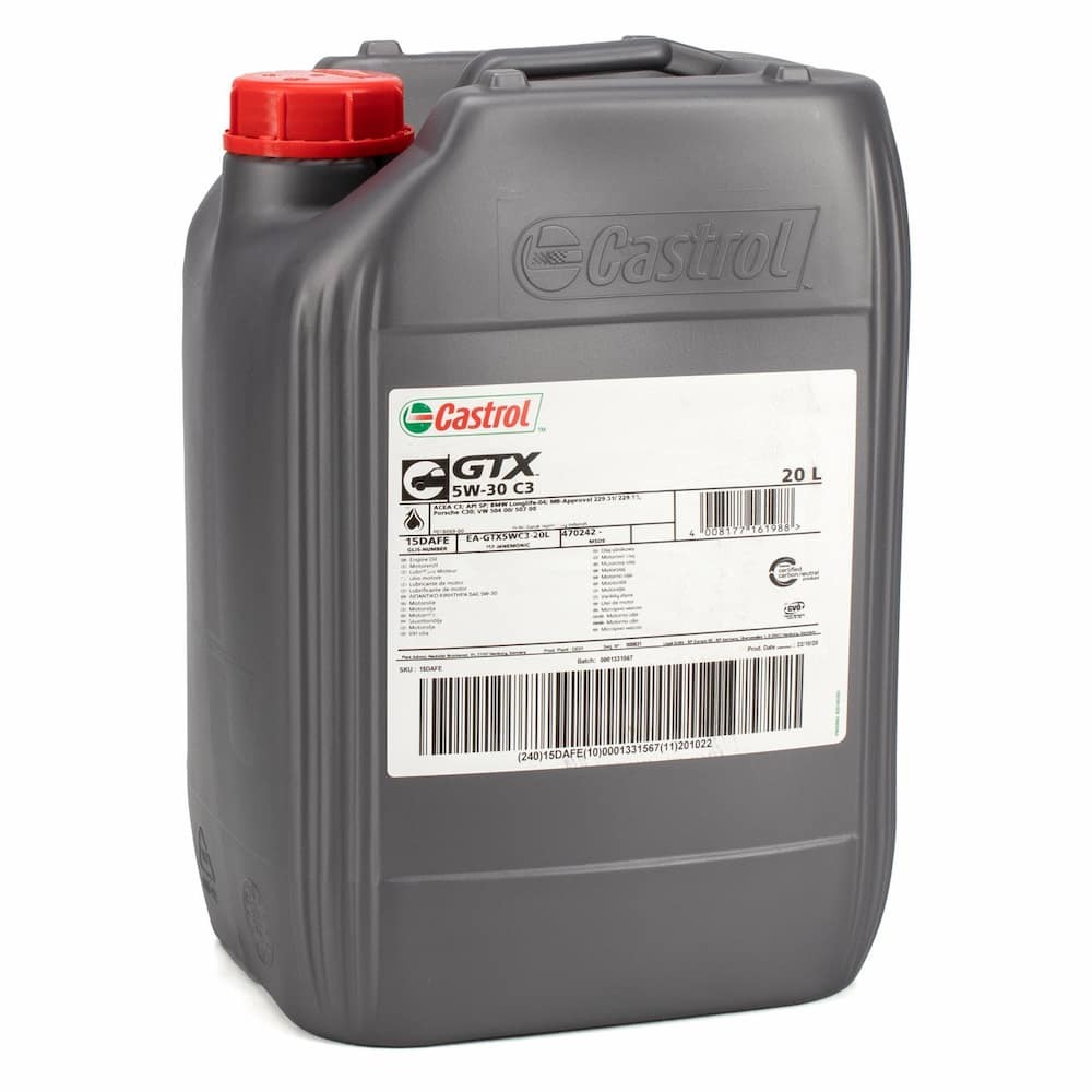 CASTROL GTX C3 5W30 20/1 VW 507.00;504.00