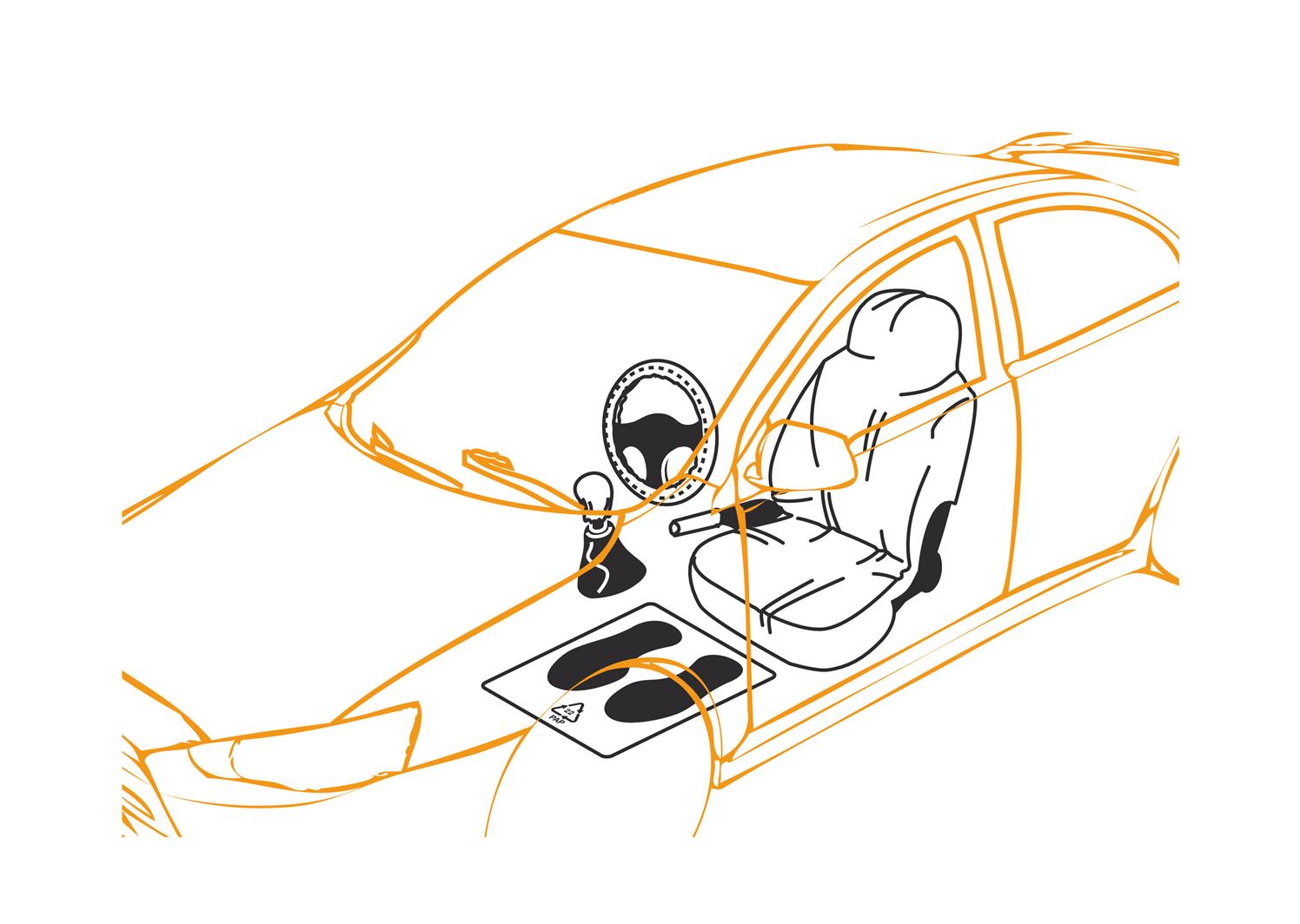 LAMPA set za zaštitu unutrašnjosti automobila 5u1 53007