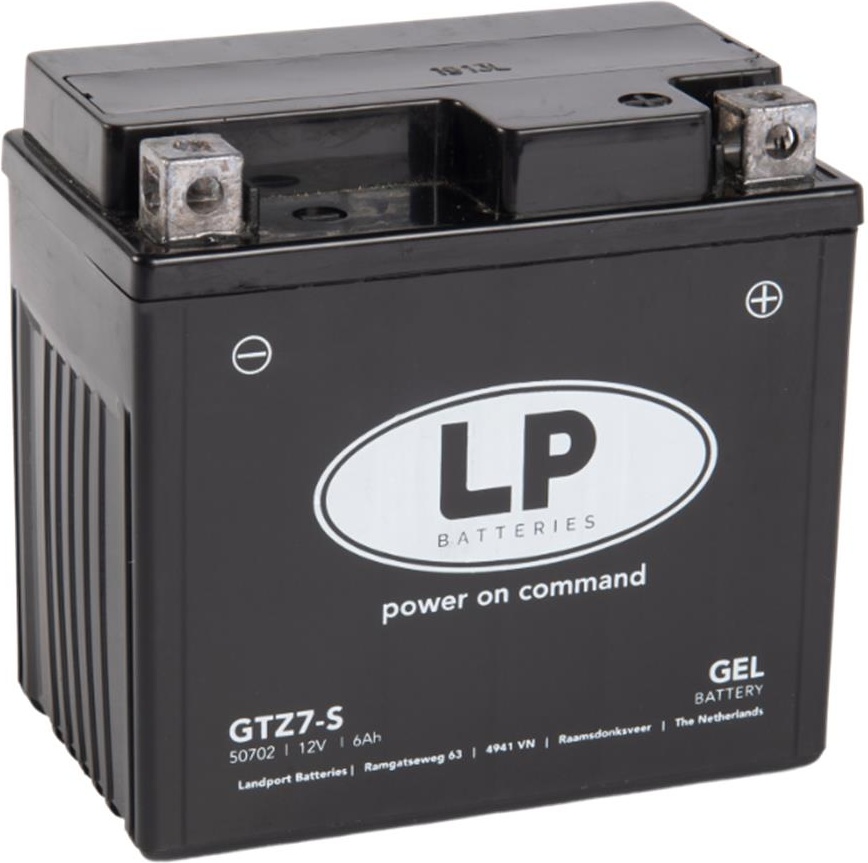 Moto akumulator LANDPORT GEL MG GTZ7-S 6Ah 70A D+ (113X70X107)