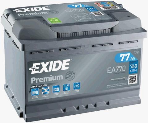 Picture of EXIDE - _EA770 - Starter Battery (Starter System)