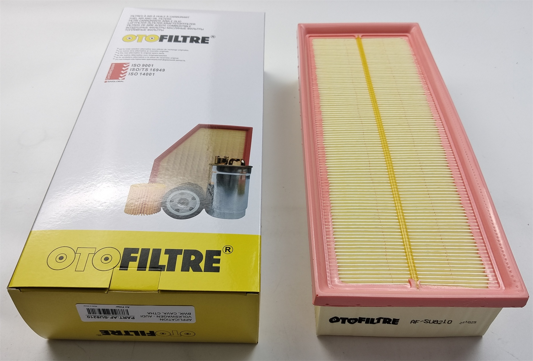 Image de Filtre à air - OTOFILTRE - SU8210