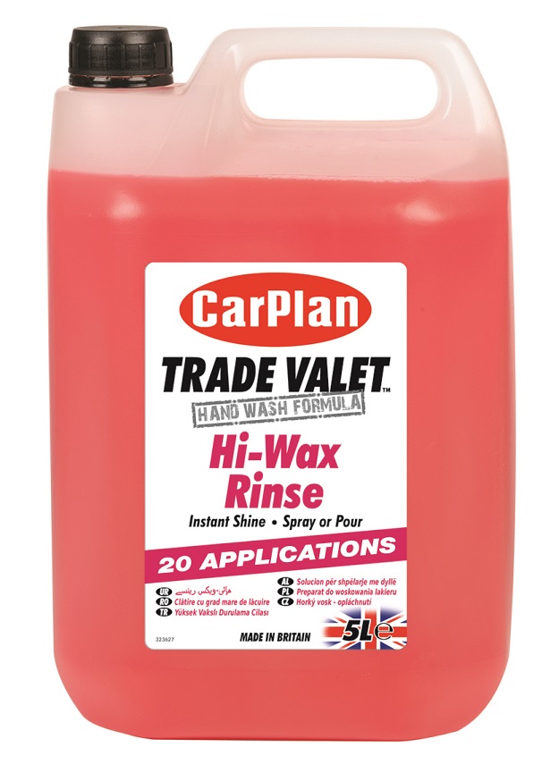 Picture of Carplan Trade Valet Hi-Wax Rinse 5Ltr