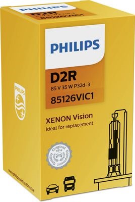 Picture of Philips D2R 85V 35W Vision Xenon Headlight Bulb