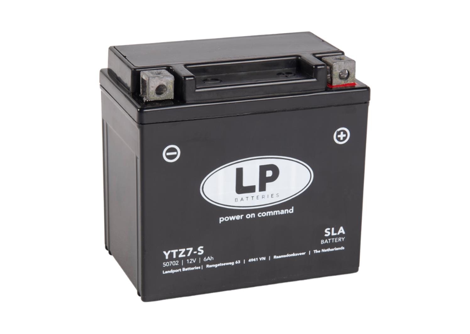 Moto akumulator LANDPORT SLA-AGM MB YTZ7-S 6Ah 130A D+ (113X70X105)